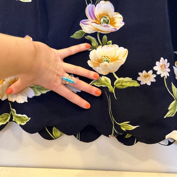 Floral Mini Dress with Open Back - Picture 8 of 8